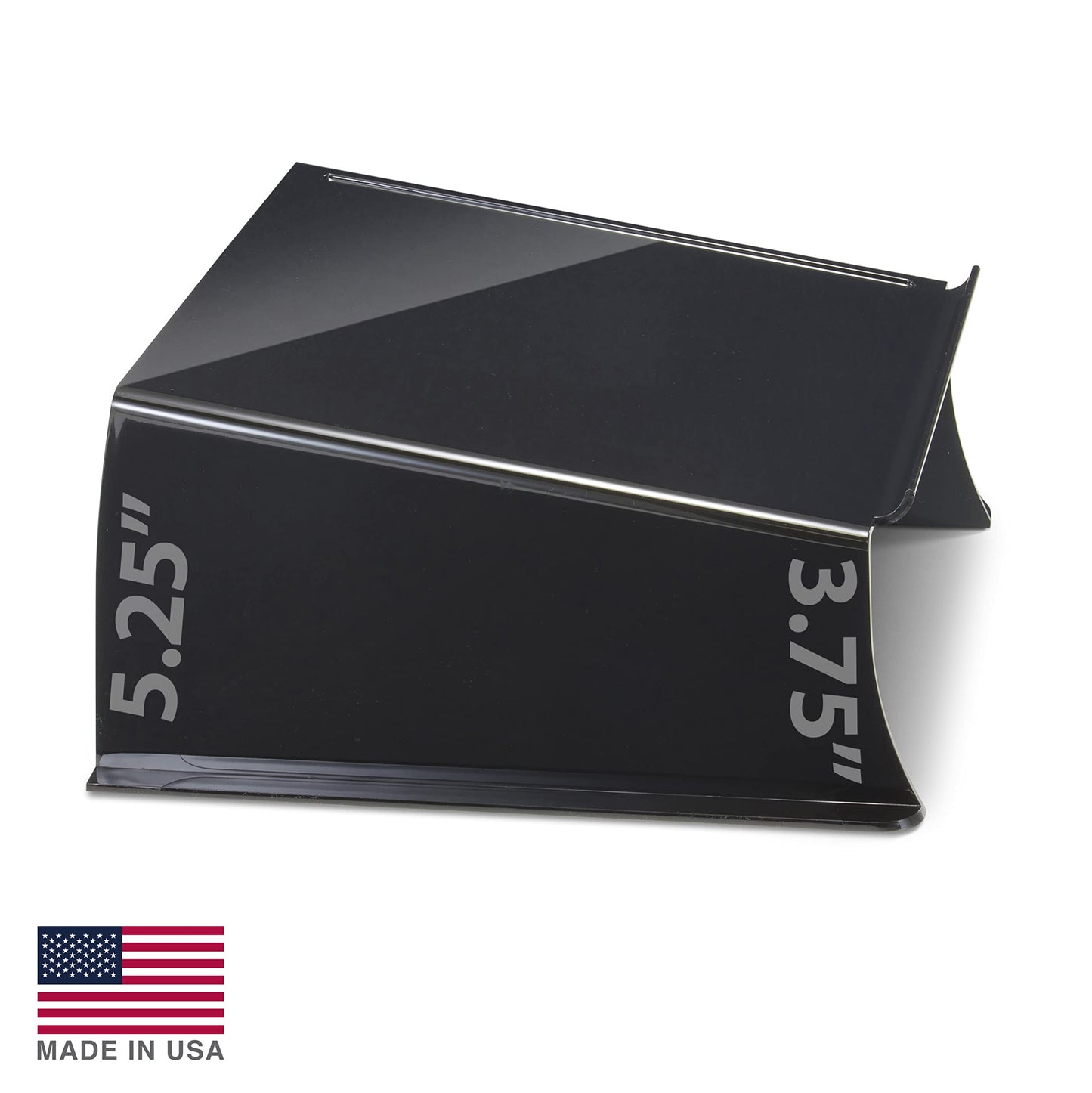 Officemate Telefonständer, Laptopständer, Computererhöhung aus schwarzem Kunststoff, Laptop-Hebevorrichtung für den Schreibtisch, 12,5 x 10,125 x 5,25 Zoll, Schwarz (21522)