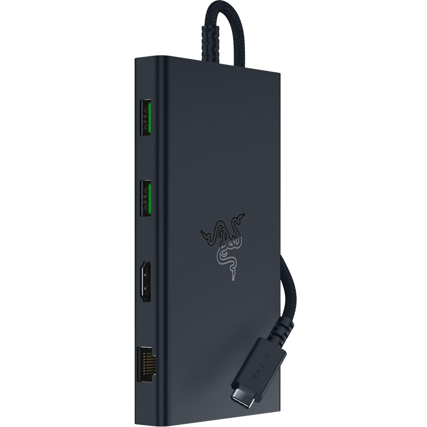Razer USB-C Dock 11-Port Reise-Ladestation für Windows Mac Laptop, iPad, Surface, Chromebook und Galaxy Tab: USB-C, HDMI, Ethernet, microSD – 4K-Display mit 60 Hz – 85-W-Schnellladefunktion für Tablets und Mobilgeräte