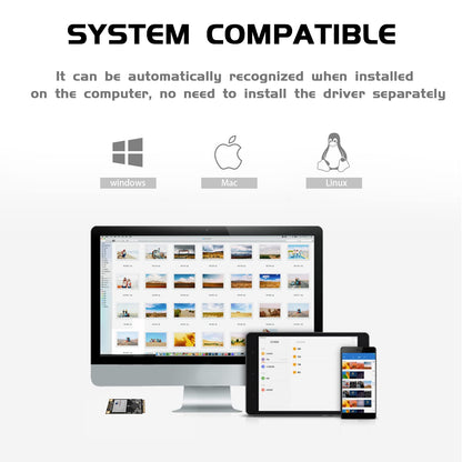 SSD mSATA 2TB SHARKSPEED Plus Internes Mini-SATA-SSD-Laufwerk 3D NAND Solid-State-Laufwerk für Mini-PCs, Notebooks, Tablets und PCs (mSATA 2TB)