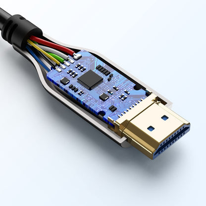 Glasfaser-HDMI-Kabel, 30 Meter, HDMI 2.0, 18 Gbit/s, unterstützt 4K bei 60 Hz, 4:4:4/4:2:2/4:2:0, HDR10, Dolby Vision, HDCP 2.2, ARC, 3D, schlank und flexibel 