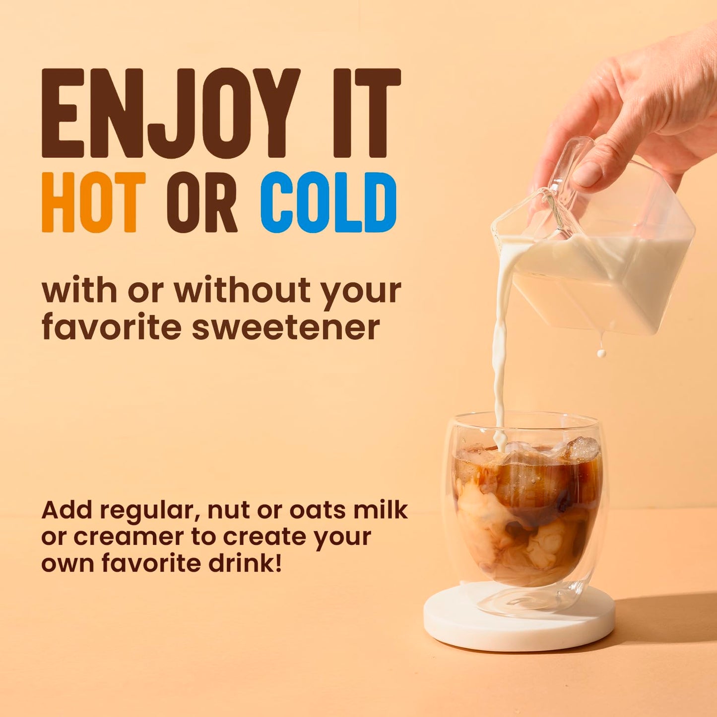 Instant-Pilzkaffee (60 Portionen) – Für mehr Konzentration und eine gesunde Ernährung – mit Schmetterlingsporling, Maitake, Shiitake und Kurkuma, gemischt mit 100 % Arabica-Kaffee (mittlere Röstung)