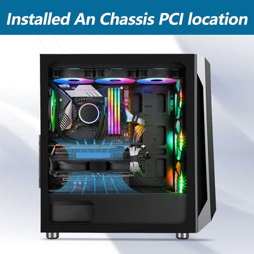 SCCCF Dual 92mm Graphic Card Fans, Graphics Card Cooler, Video Card VGA Cooler, PCI Slot Fan GPU Cooler