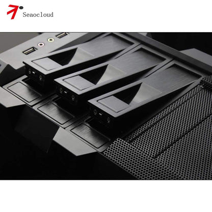 Seaocloud 5,25" Trayless Mobile Rack CD-ROM 3,5" Internal SATA Hard Drive Adapter