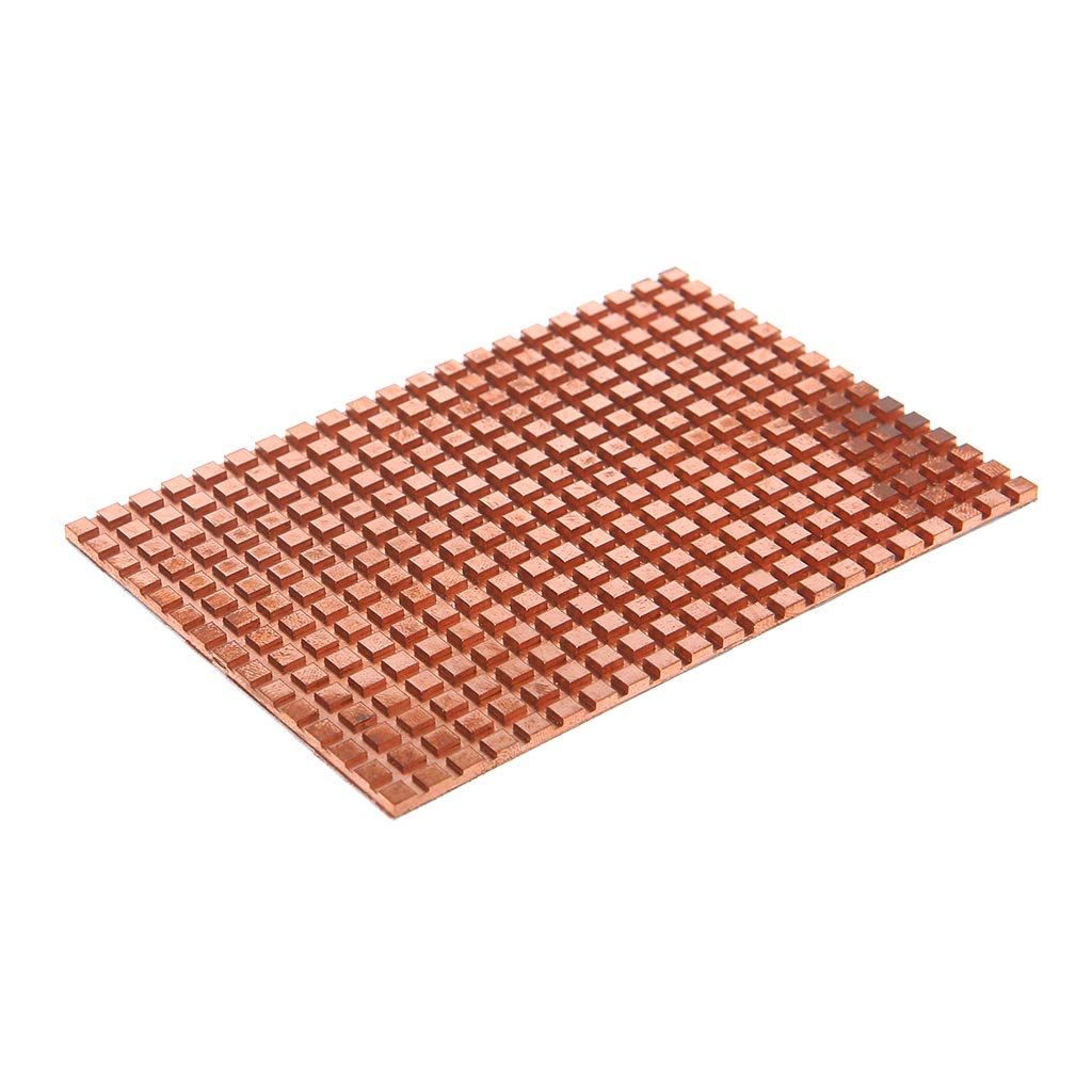Copper Heat Sink,Ultra Thin Pure Copper Mechanical Hard Disk Cooler Heat Sink Cooling 2.5 Inch, Gold