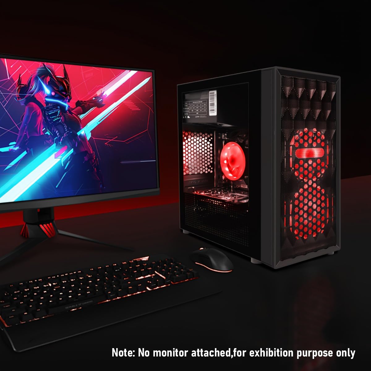STGAubron Gaming-PC, Desktop-Computer, Radeon RX 580 8G GDDR5, Intel Core i5-9400F bis zu 4,1 GHz, 16 GB DDR4-Arbeitsspeicher, 512 GB SSD, 600M WLAN, Bluetooth 5.0, 2 RGB-Lüfter, Windows 11 Home