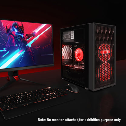 STGAubron Gaming-PC, Desktop-Computer, Radeon RX 580 8G GDDR5, Intel Core i5-9400F bis zu 4,1 GHz, 16 GB DDR4-Arbeitsspeicher, 512 GB SSD, 600M WLAN, Bluetooth 5.0, 2 RGB-Lüfter, Windows 11 Home