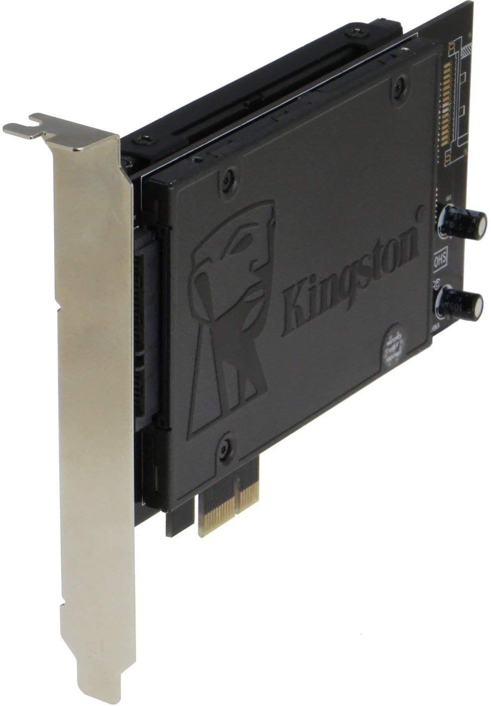 Sedna – PCI Express (PCIe) Dual 2,5 Zoll SATA III (6G) SSD-Adapter (kurze doppelseitige SSD-Version) (mit integrierter Stromversorgung, kein SATA-Stromanschluss erforderlich, optimal für Mac), SSD/HDD nicht im Lieferumfang enthalten