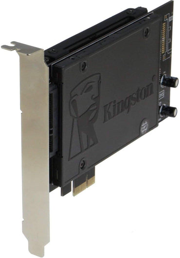 Sedna – PCI Express (PCIe) Dual 2,5 Zoll SATA III (6G) SSD-Adapter (kurze doppelseitige SSD-Version) (mit integrierter Stromversorgung, kein SATA-Stromanschluss erforderlich, optimal für Mac), SSD/HDD nicht im Lieferumfang enthalten