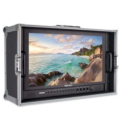 SEETEC P173-9HSD-CO 17,3-Zoll-Handymonitor für Broadcast-Produktionsleiter mit 3G-SDI-, HDMI- und YPbPr-Ein- und -Ausgang, Aluminiumgehäuse, Full HD 1920×1080