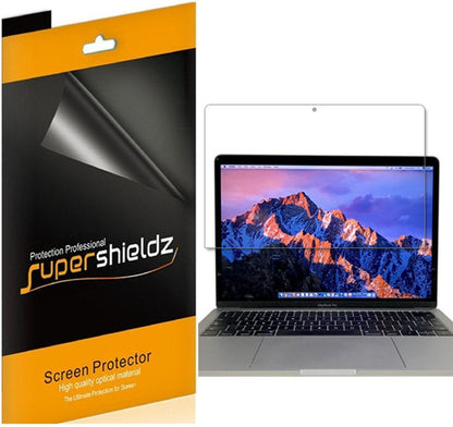 Supershieldz (3er-Pack) Displayschutzfolie, entwickelt für MacBook Pro 13 Zoll (2016-2022 / M1, M2), hochauflösende, klare Schutzfolie (PET)