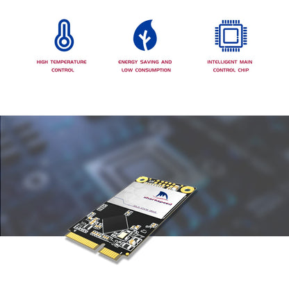SSD mSATA 2TB SHARKSPEED Plus Internes Mini-SATA-SSD-Laufwerk 3D NAND Solid-State-Laufwerk für Mini-PCs, Notebooks, Tablets und PCs (mSATA 2TB)