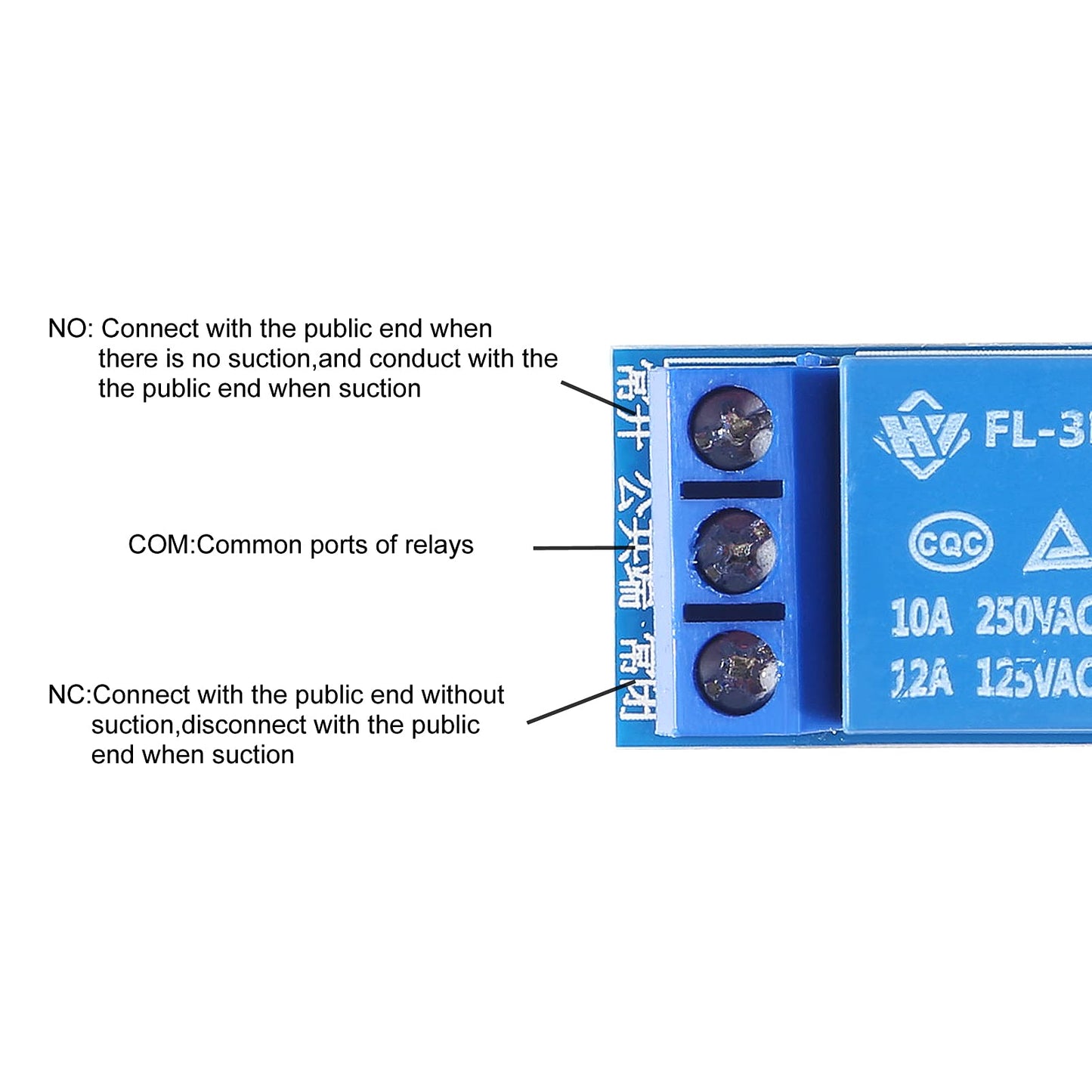 AITRIP 10 Stück 5V Einkanal-Relaismodul mit Optokoppler-Isolation und High-Low-Pegelansteuerung, kompatibel mit Arduino, Raspberry Pi, ARM und AVR 