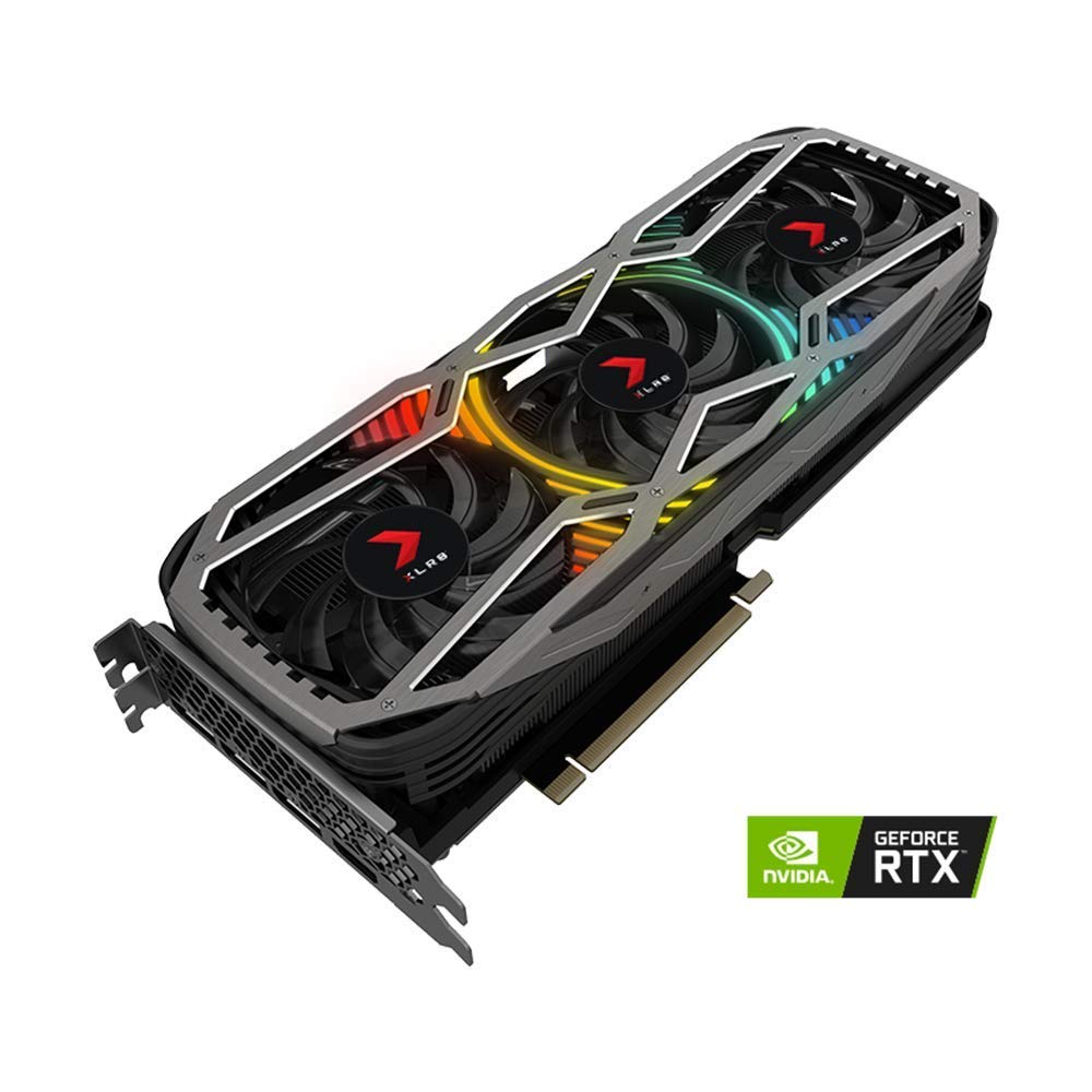 PNY GeForce RTX 3090 24GB XLR8 Gaming REVEL EPIC-X RGB Triple Fan Graphics Card (Renewed)