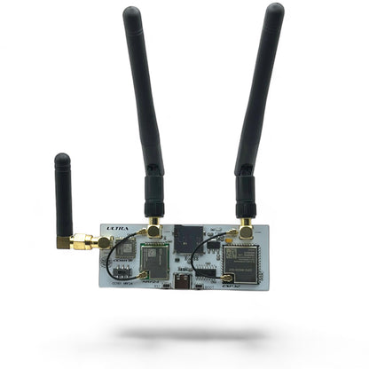 Sacred Labs FlipMods Ultra V3 ESP32/NRF24/CC1101 3-in-1 WLAN-Entwicklungsboard für Flipper Zero GPIO – mit Marauder, Antennen, USB-C-Anschluss und Micro-SD-Kartensteckplatz