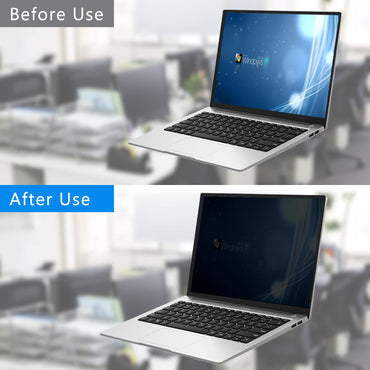 MUBUY-GOL 14,5" Laptop Blickschutzfilter für HP/Dell/Acer/Samsung/Asus/Thinkpad, 14,5 Zoll, 16:10 Seitenverhältnis, Anti-Blaulicht- und Entspiegelungs-Laptop-Bildschirmschutz (12 5/16 x 7 11/16 Zoll)