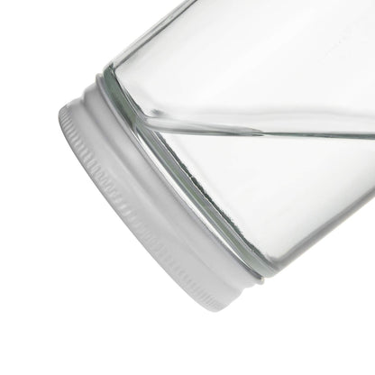 Suwimut 12er-Pack Einmachgläser aus Glas, 9 oz (ca. 255 ml), geradwandige, klare Einmachgläser mit normaler Öffnung, Aufbewahrungsbehälter für Marmelade, Gelee, Honig, Gewürze, Gastgeschenke für Hochzeiten und Babypartys