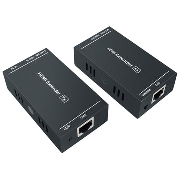 Steetek HDMI-Extender 1080p@60Hz, 3D, über ein einzelnes Cat5e/Cat6/Cat 7-Kabel, Full HD unkomprimierte Übertragung bis zu 50 m (164 Fuß), EDID- und POC-Funktion unterstützt (Sender und Empfänger)