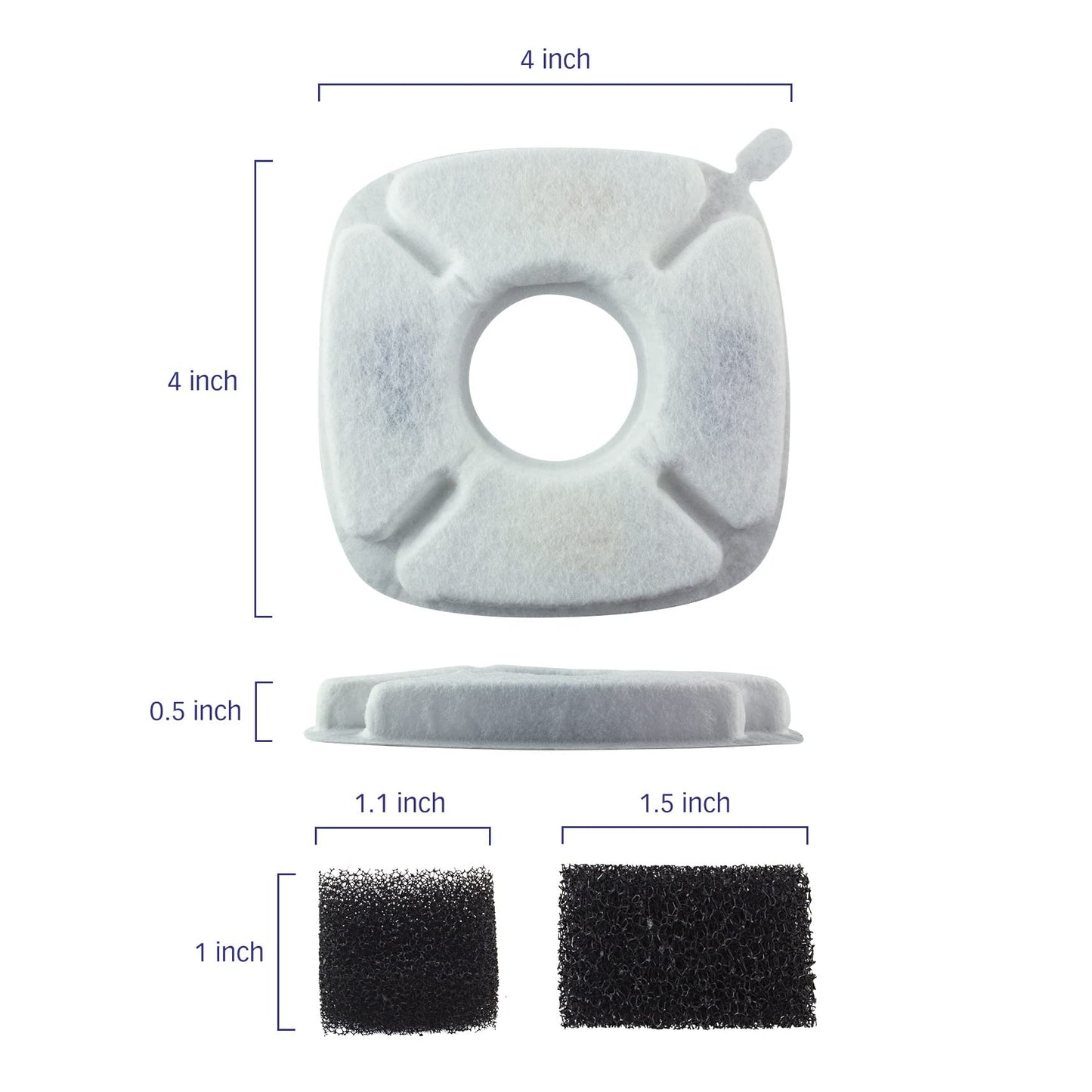 PET STANDARD Wasserfilter, kompatibel mit VEKEN® 95oz/2,8L Trinkbrunnen, 12er-Packung