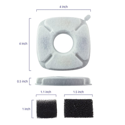 PET STANDARD Wasserfilter, kompatibel mit VEKEN® 95oz/2,8L Trinkbrunnen, 12er-Packung