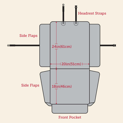 Lusso Gear Autositzbezug für Hunde – Wasserdichter, rutschfester Rücksitzschutz – Rücksitzbezug für Hunde – Universell passend für Limousinen, LKWs und SUVs – Kratzfester Rücksitzbezug – Maschinenwaschbar 