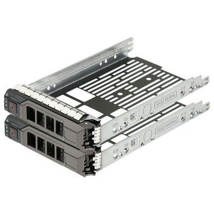 SZMYX 2 Stück 3,5" 0F238F SAS SATA SATAu Festplattenrahmen, kompatibel mit DELL PowerEdge R710 R610 R515 R510 R415 R410 R320 R310 T710 T610 0F238F F238F X968D 0X968D G302D 0G302D