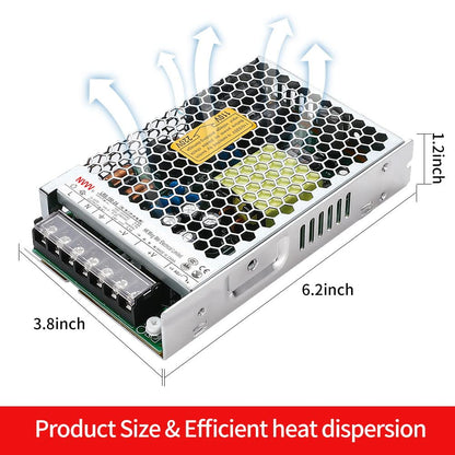 NVVV LRS-150-24 Schaltnetzteil 24V 6,5A Geschlossenes Schaltnetzteil