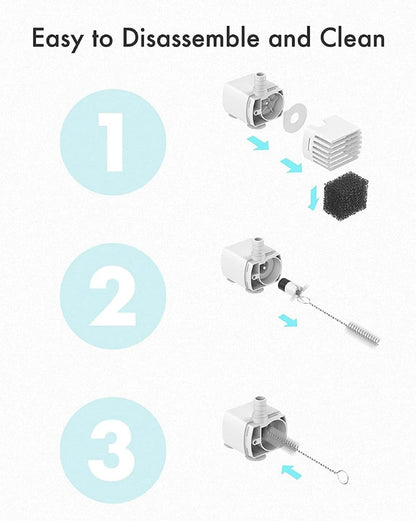 PETLIBRO Ersatzpumpe für Katzenbrunnen, superleise Pumpe für Haustierbrunnen und Hunde-Wasserspender PLWF002. Besuchen Sie den PETLIBRO-Shop. 