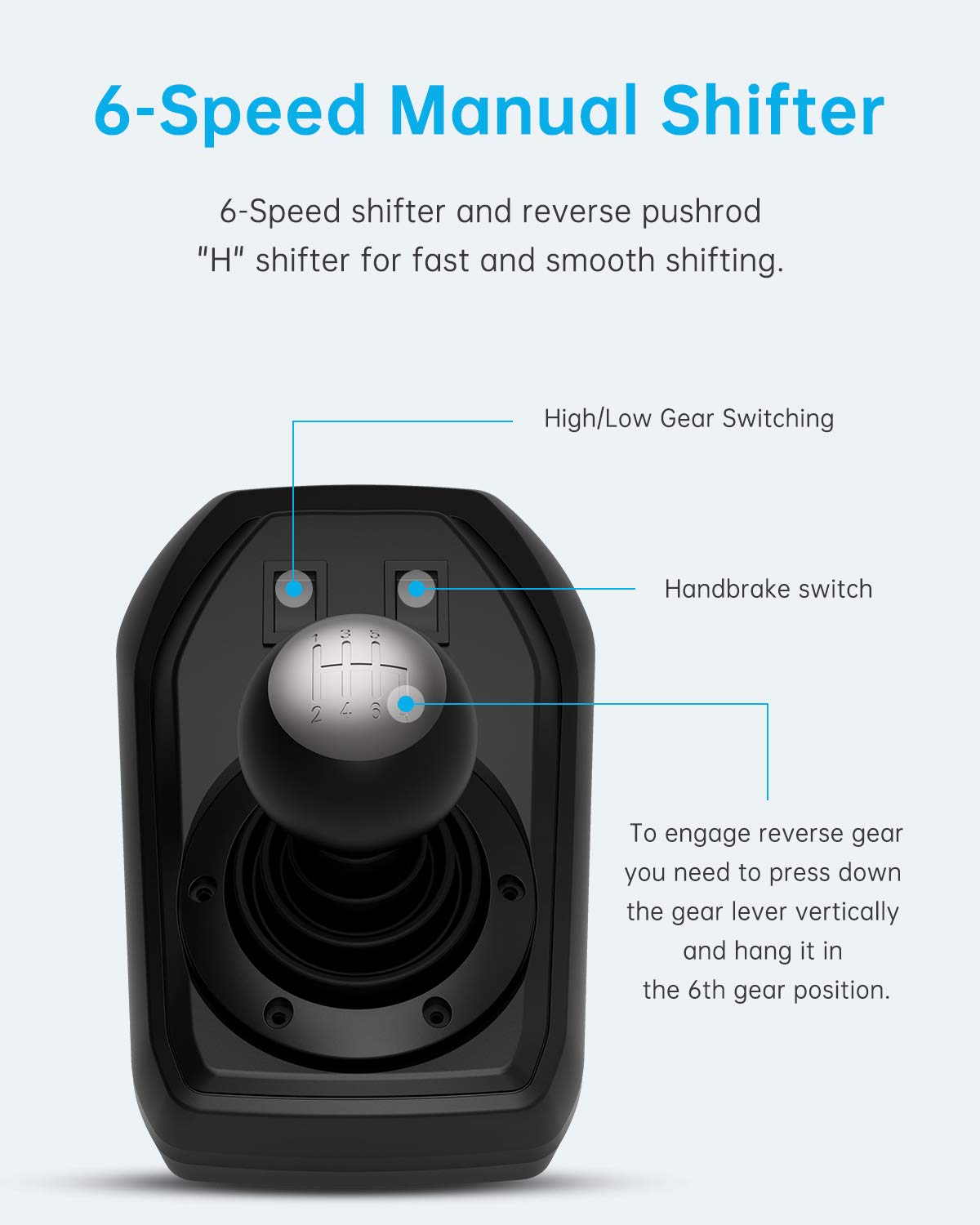 PXN V9 Gaming-Rennlenkrad mit Pedalen und Schalthebel, 270/900 Grad Lenkrad für PC, Xbox One, Xbox Series X/S, PS4, PS3 und Switch 