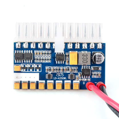 RGEEK 24-Pin DC ATX Netzteil, 12 V DC Eingang, 250 W Spitzenleistung, Schalter, DC-DC ATX Pico Netzteil, Mini ITX PC-Netzteil