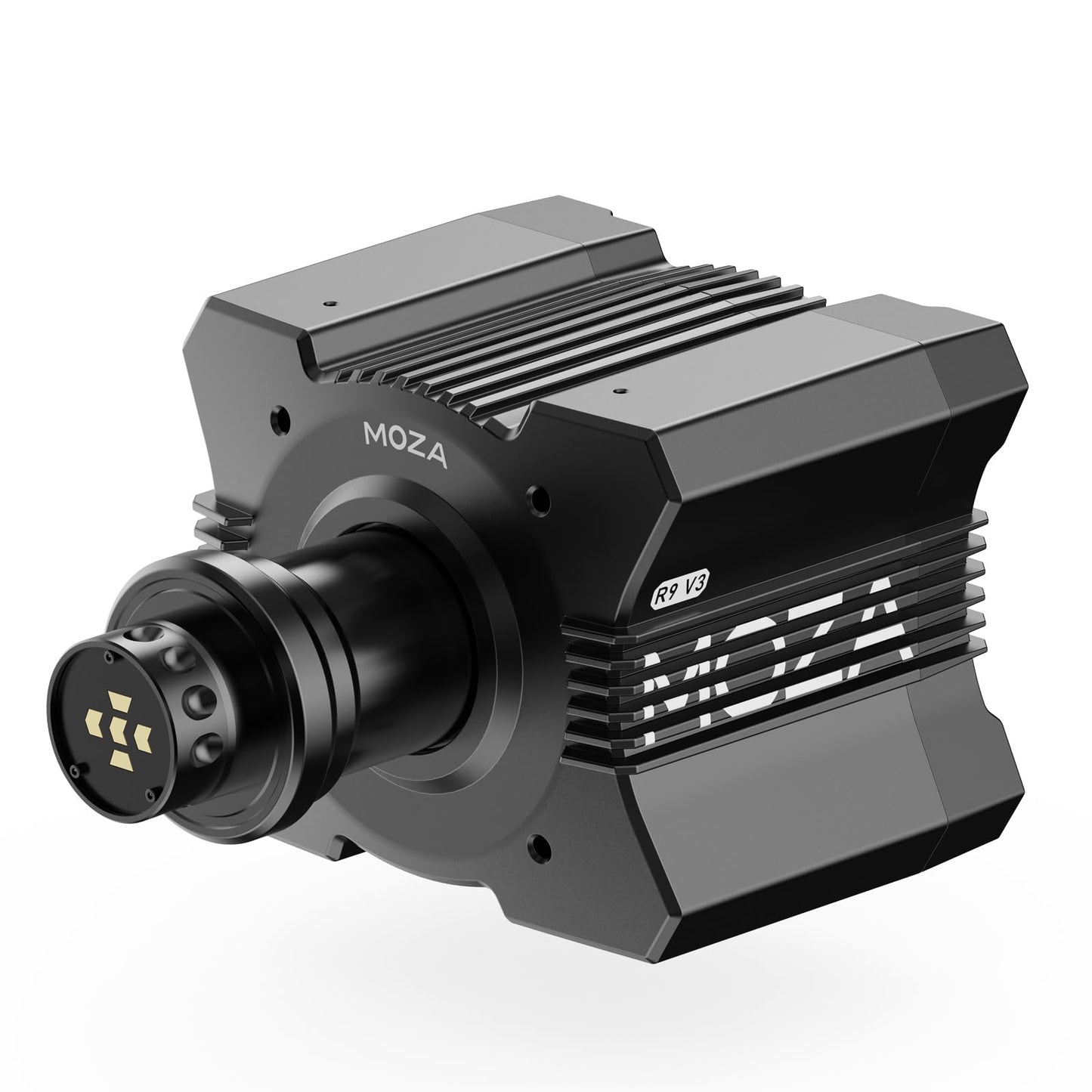 MOZA R9 V3 Direktantrieb-Servomotor-Lenkradbasis für Rennsimulationen, 9 Nm Force-Feedback-Lenkradbasis, anpassbarer Standalone-Lenkradbasis-Simulator für PC-Rennspiele, schwarz