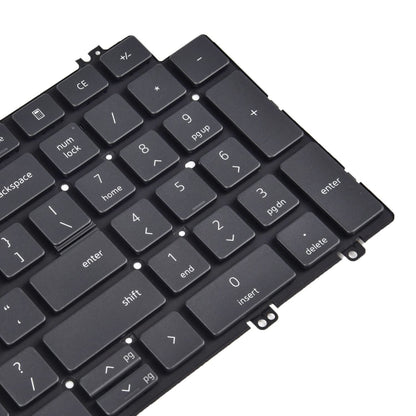 Ersatztastatur für Dell Latitude 5520, 5530, 5540, 5521, 5531, Precision 3560, 3570, 3580, 3561, 3571, 3581, 7670, 7680, 7770, 7780 Laptops mit Hintergrundbeleuchtung (US-Layout), Teilenummer: N7N16 0N7N16