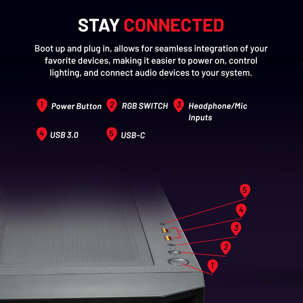 Skytech Gaming Rampage Desktop-PC, Ryzen 7 9700X 3,8 GHz (5,5 GHz), NVIDIA RTX 5070 Ti 16 GB, 1 TB Gen4 NVMe SSD, 32 GB DDR5 RAM 5600 RGB, 850-W-Gold-ATX-3-Netzteil, 360-mm-ARGB-AIO-Wasserkühlung, WLAN, Windows 11