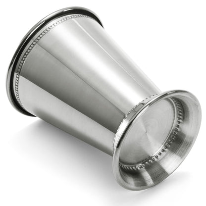 ZEAYEA 2er-Set Mint-Julep-Becher, klassische Edelstahlgläser für Partys, Bars, Zuhause und Restaurants, 350 ml Cocktailgläser aus Metall für Bier, Säfte und Getränke, Silber