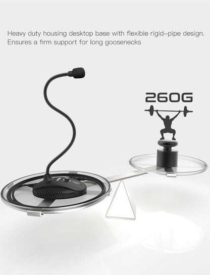 Fifine USB Computer Microphone, Plug &Play Desktop Condenser PC Laptop Mic,Mute Button with LED Indicator, Compatible with Windows/Mac, Ideal for YouTube,Zoom,Recording,Twitch Games(K054)