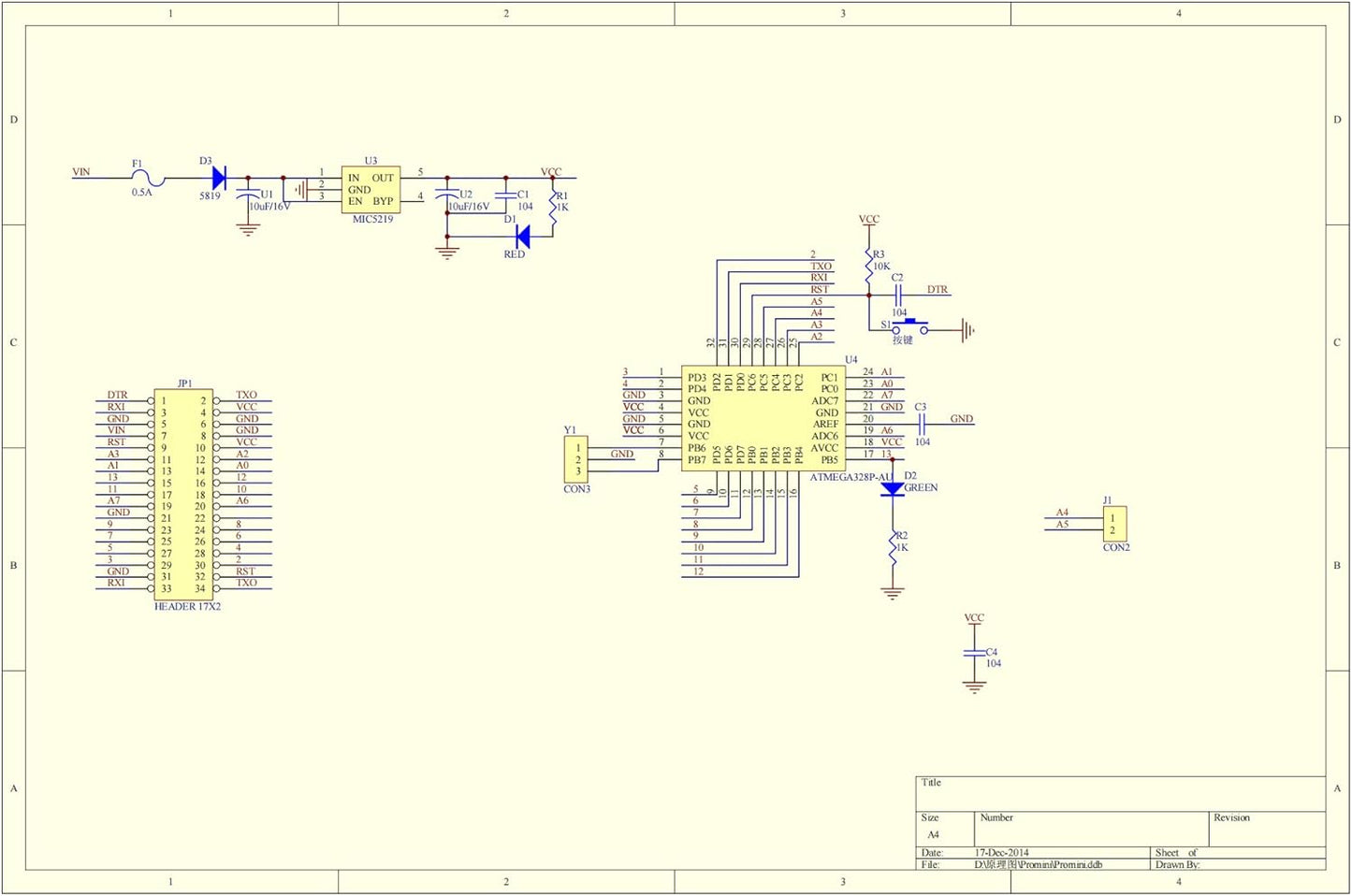 Teyleten Robot Pro Micro Atmega32U4 5V 16MHz Modulplatine Micro USB Pro Micro Entwicklungsboard Mikrocontroller 3 Stück 