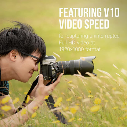 PNY 32GB Elite Class 10 U1 V10 SDHC Flash-Speicherkarte - 100MB/s Lesegeschwindigkeit, Klasse 10, U1 Full HD, UHS-I, SD-Standardgröße (5er-Pack)