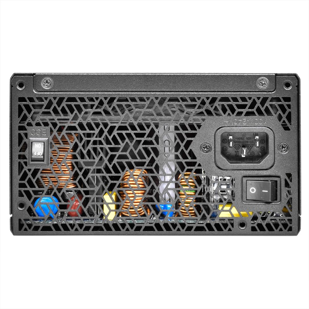 Super Flower Leadex VII XG 1300W 80+ Gold, Cybenetics Platinum, Vollmodular, ATX 3.1 &amp; PCIe 5.0, mit 12VHPWR-Kabel (2x 8-Pin - 16-Pin-Anschlusskabel), Netzteil, FDB-Lüfter, SF-1300F14XG, Schwarze Version