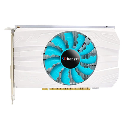 SRhonyra GTX 1050 4GB Gaming-Grafikkarte GDDR5 128 Bit PCIe 3.0 x16 Bus Stromversorgung DisplayPort 1.4 HDMI 2.0 DVI-Anschlüsse