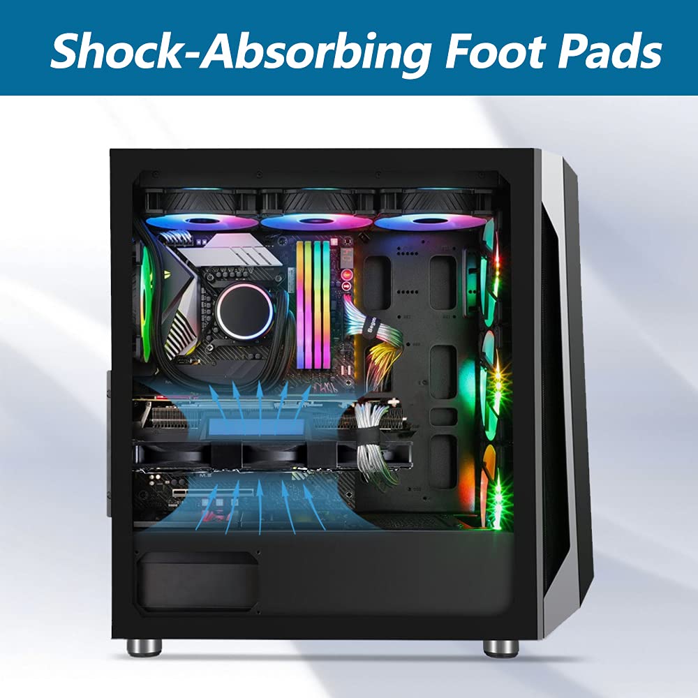 SCCCF 3x90mm 92mm Grafikkartenlüfter, Grafikkarte Videokarte VGA PCI Slot Lüfter GPU-Kühler