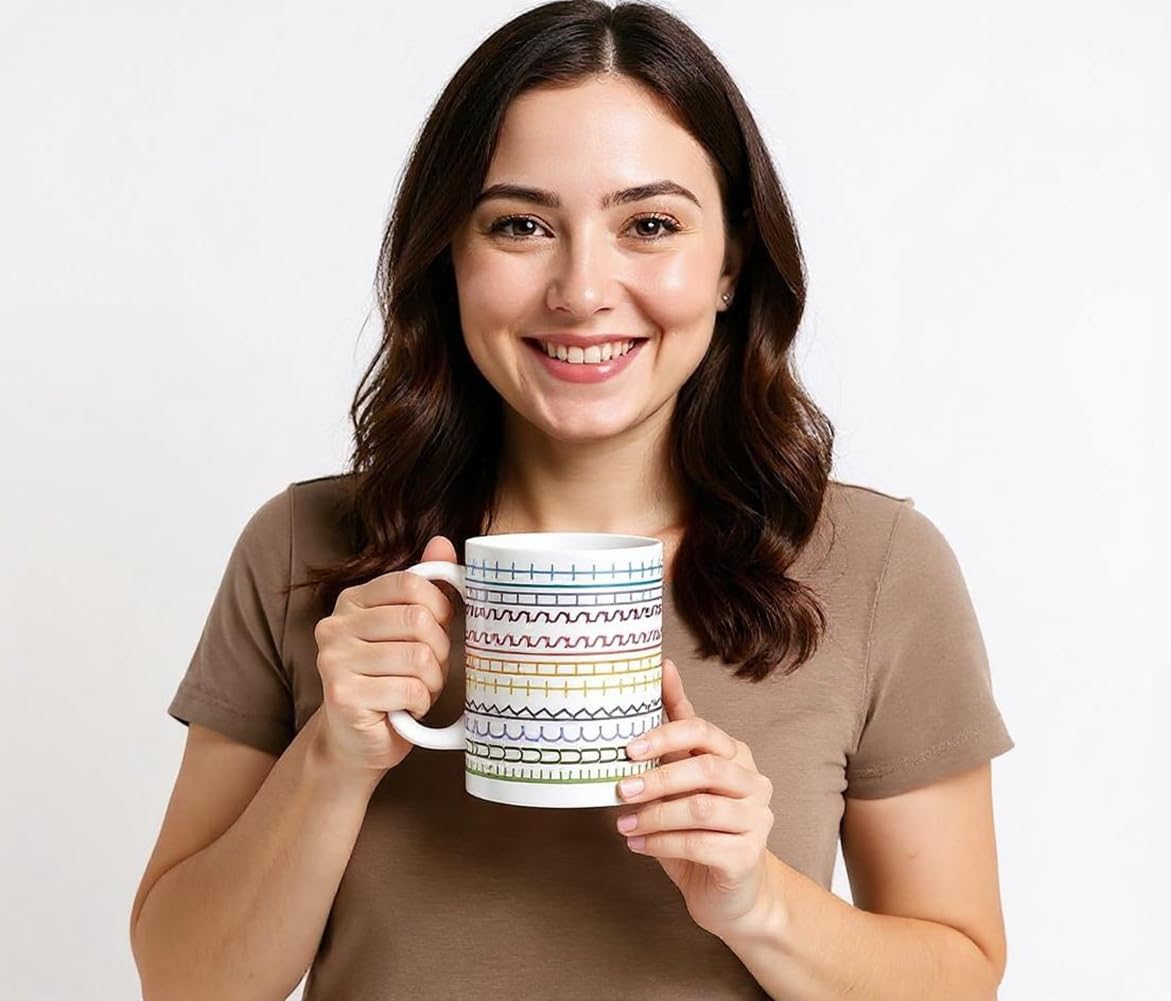 Pure Compression Kaffeetasse mit versteckter Botschaft „Fuck This Shit“ (325 ml) – Scherzartikel für Männer und Frauen