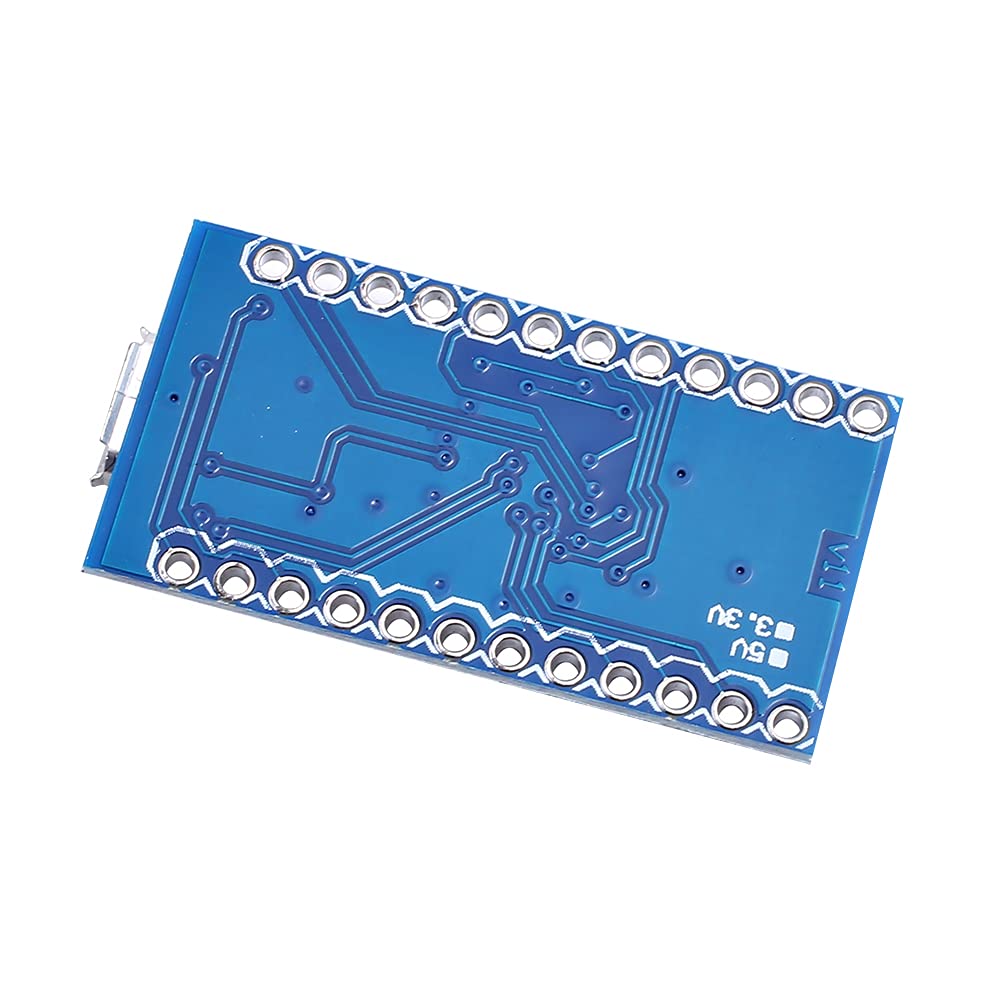 Teyleten Robot Pro Micro Atmega32U4 5V 16MHz Modulplatine Micro USB Pro Micro Entwicklungsboard Mikrocontroller 3 Stück