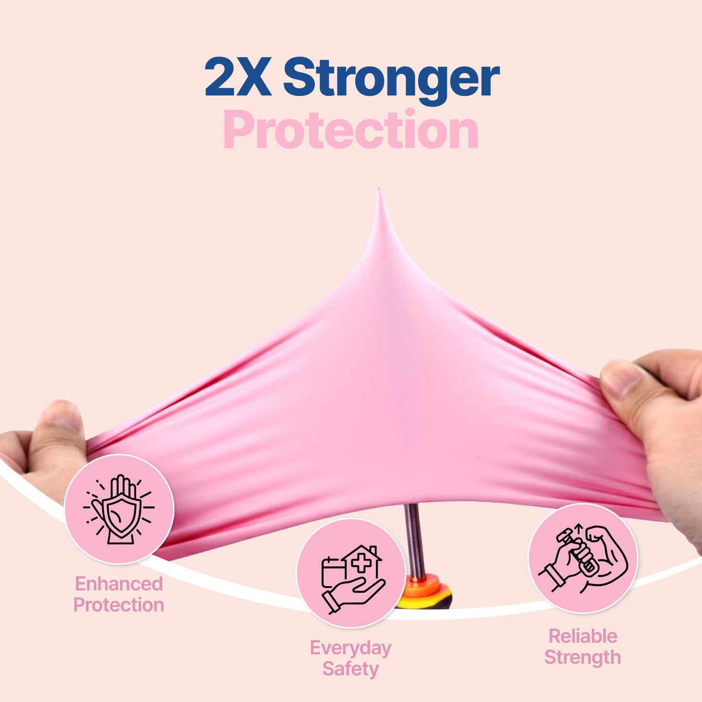 Schneider Nitril-Untersuchungshandschuhe, 4 mil, medizinische Einweghandschuhe, latexfrei, puderfrei, lebensmittelecht, zum Kochen, Reinigen und für Untersuchungen, Kirschblütenmuster, Größe M, 100 Stück pro Packung