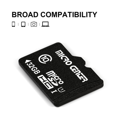Micro Center 32 GB Class 10 MicroSDHC Flash-Speicherkarte mit Adapter für mobile Geräte wie Handys, Tablets, Drohnen und Full HD-Videoaufnahmen – 80 MB/s UHS-I, C10, U1 (5er-Pack)