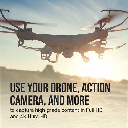 PNY 64 GB Elite-X Class 10 U3 V30 microSDXC-Speicherkarte, 3 Stück (1 Packung) – 100 MB/s, Klasse 10, U3, V30, A1, 4K UHD, Full HD, UHS-I, Micro SD