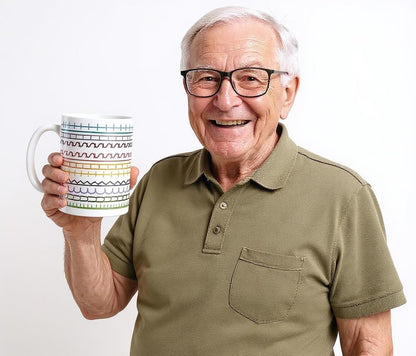 Pure Compression Kaffeetasse mit versteckter Botschaft „Fuck This Shit“ (325 ml) – Scherzartikel für Männer und Frauen