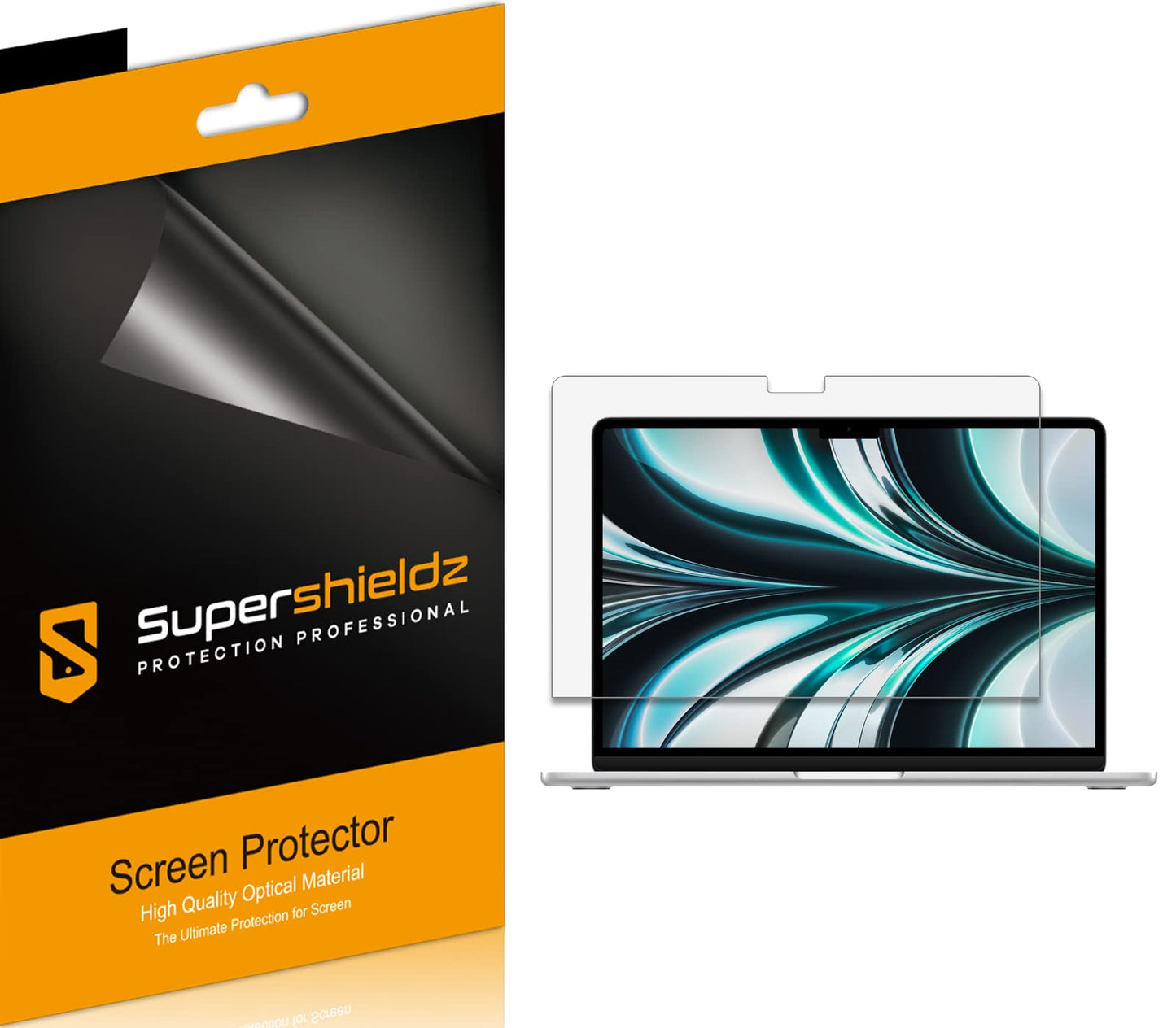 Supershieldz (3er-Pack) Entspiegelte (matte) Displayschutzfolie, entwickelt für das neue MacBook Air 13,6 Zoll (M4/M3/M2 Chip, 2022-2025)