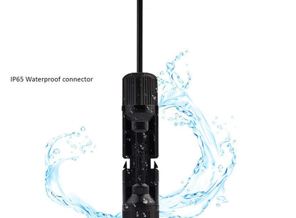Solarmodul-Steckverbinder 10AWG, kompatibel mit MC-4 Solarstecker auf SAE-Adapter, PV-Verlängerungskabel für Wohnmobil- und Wohnwagen-Solarmodule, Batterieladegerät-Set mit zwei SAE-zu-SAE-Adaptern mit umgekehrter Polarität