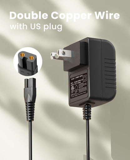 oneisall Geräuscharmes Ersatz-Ladekabel für Hundehaarschneidemaschinen 26225202-003DE/P2/X3/X2/C61/N6/A11/K52NTS