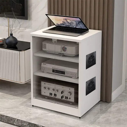 SCCCF USB-Gehäuselüfter, 80 mm, leises Kühlsystem, 4 Zoll, mit Drehzahlregelung, für Heimkino-AV-Schränke