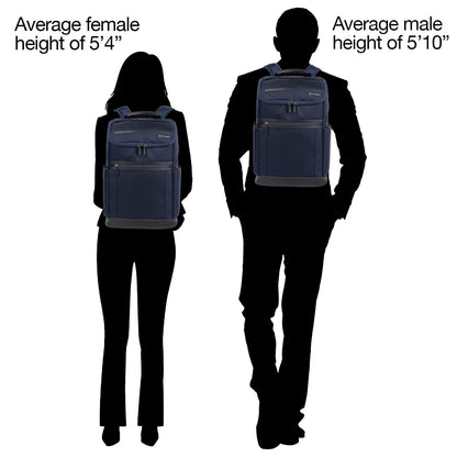 Travelpro Crew Executive Choice 3 Medium Top Load Rucksack, geeignet für Laptops und Tablets bis 15,6 Zoll, USB-A- und USB-C-Anschlüsse, Damen- und Herrenmodell, Jet Black 